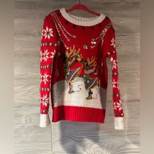 Girls sz 5/6 Ulgy Christmas sweater